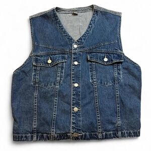 Vintage Marithe Francois girbaud denim jean vest size large
